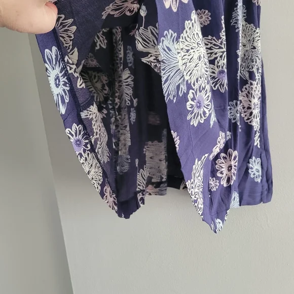 Free People blue floral mini dress size S - Picture 2 of 5
